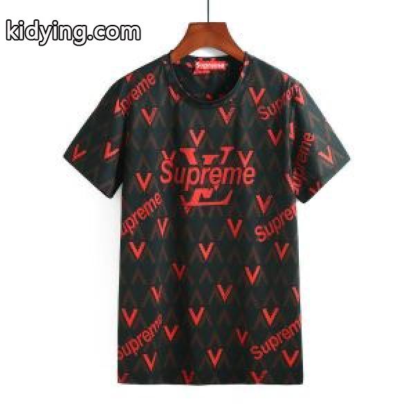 長く愛用できる 半袖Tシャツ 2018春夏新作 ラックスした雰囲気 シュプリーム SUPREME 2色可選_半袖Tシャツ_メンズファッション_スーパーコピーブランド激安通販 専門店-0