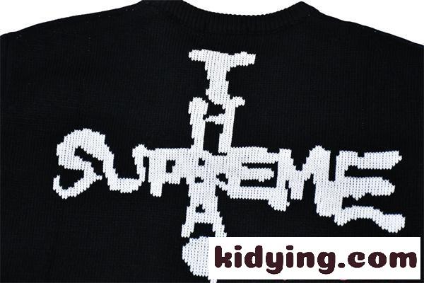 ニット セーター 春 SUPREME シュプリーム コピー ストリート カジュアル 防寒 人気-7
