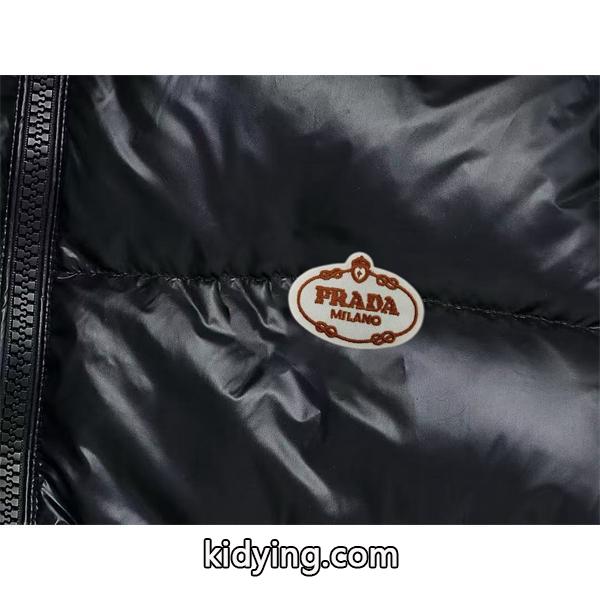 ダウンジャケット メンズ トレンドプラダ ブラック 防風 防寒対策 2025秋冬 PRADA プラダ スーパーコピー-3
