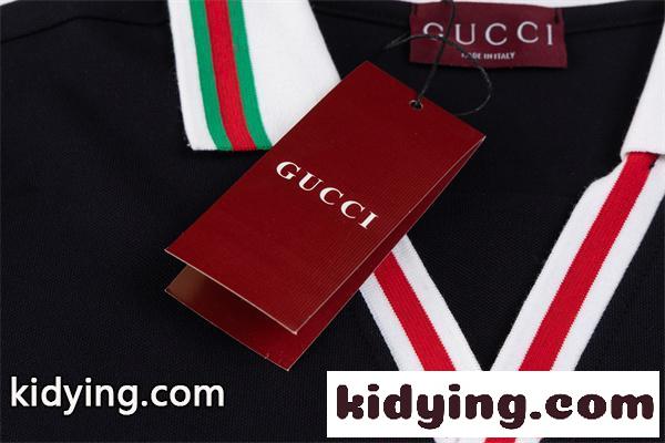 話題沸騰！GUCCI グッチ コピー 注目モデル メンズポロシャツ 半袖 Vネックデザイン-6