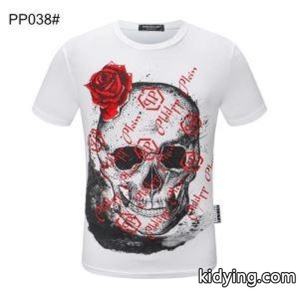 フィリッププレイン コーデに新しさが混在する 多色可選 PHILIPP PLEIN シックスタイリングに挑戦 半袖Tシャツ_フィリッププレイン PHILIPP PLEIN_ブランド コピー 激安(日本最大級)-2