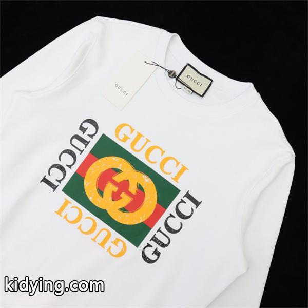 グッチ コピー ヴィンテージロゴ ストリート スウェット トレーナー クラシック ブラック GUCCI-1