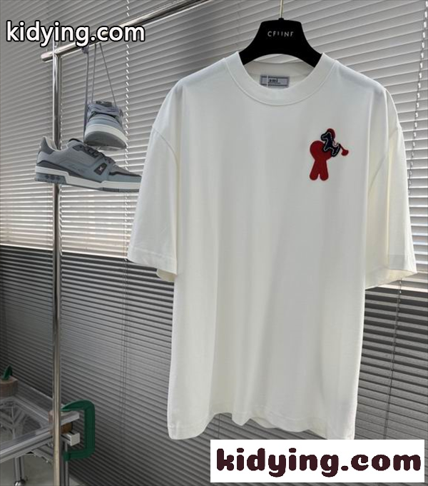 AMI PARIS アミ パリス tシャツスーパーコピー 【数量限定】2026新作 綿100% 夏でも快適 半袖-0