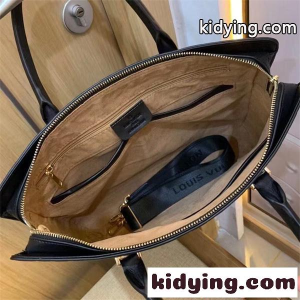 レザー調 ビジネスバッグ LOUIS VUITTON メンズ用 2WAY ショルダー対応 大容量 ルイヴィトン スーパーコピー-4