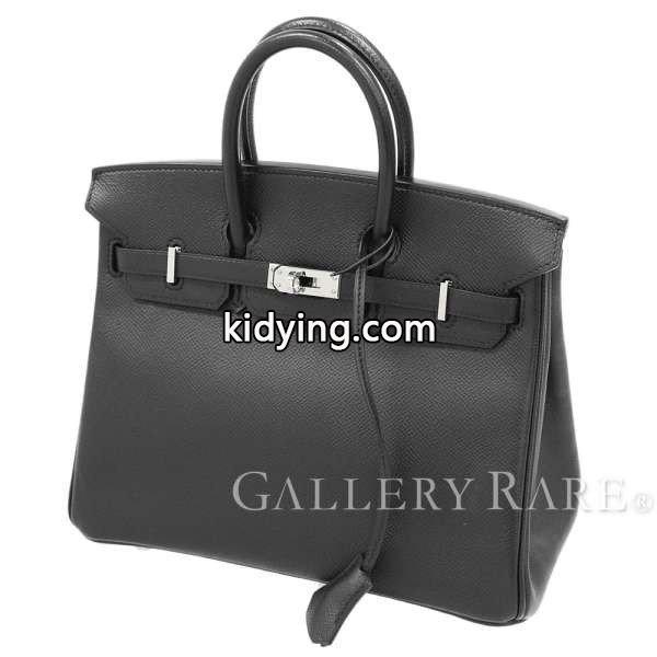 【サマーセール】エルメス バーキン25 cm ハンドバッグ ブラック×シルバー金具 ヴォーエプソン K刻印 HERMES Birkin バッグ 黒_エルメス HERMES_ブランド コピー 激安(日本最大級)-0