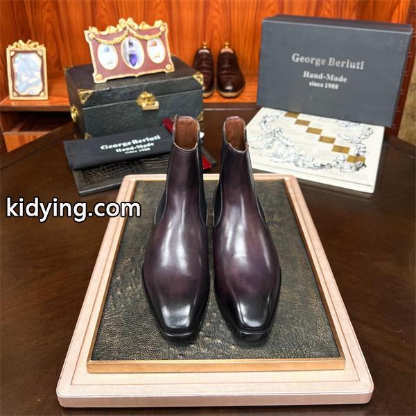 Berluti ベルルッティ コピー 洗練 実用的 2026新作 必須 サイドゴアブーツ-0