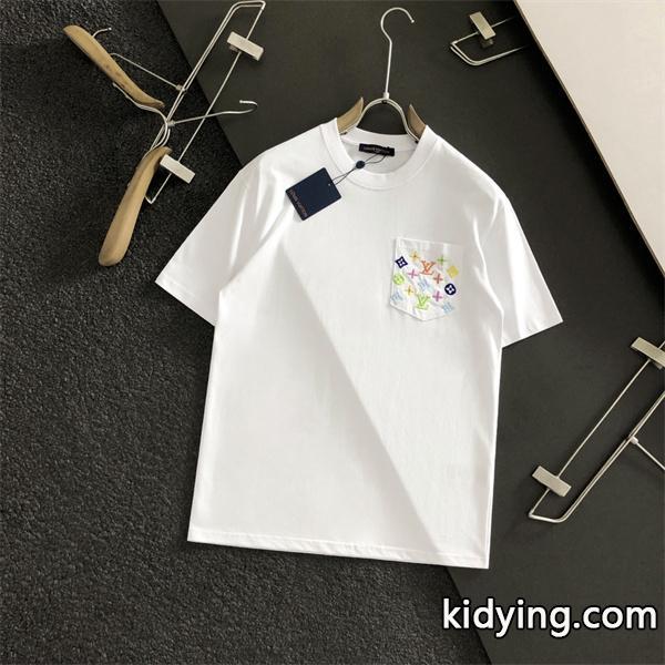 2色可選 ルイ ヴィトン 通勤向けのコーデにも LOUIS VUITTON 半袖Tシャツ 心踊るおしゃれスタイル_ルイ ヴィトン LOUIS VUITTON_ブランド コピー 激安(日本最大級)-0