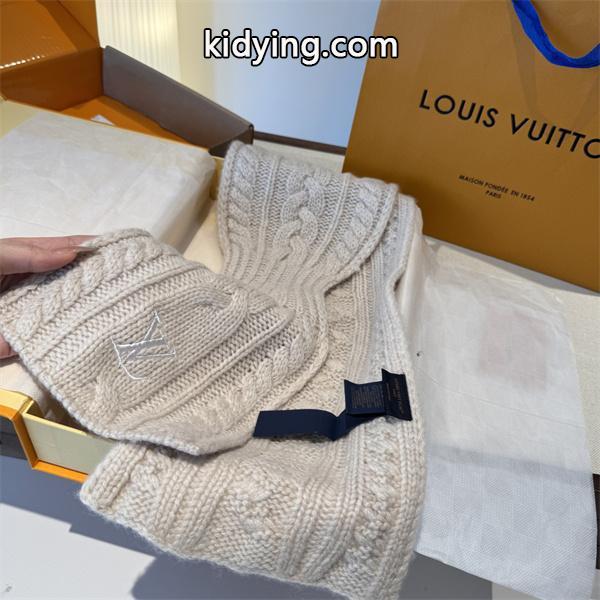 定番デザイン ニット マフラー シンプル 冬コーデ LOUIS VUITTON ルイヴィトン コピー-2