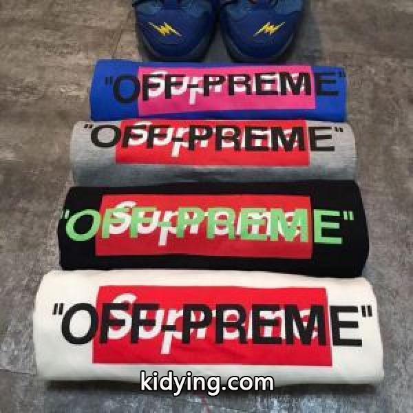 欧米韓流   Supreme × Off-White  BOXシュプリーム 今季爆発的な人気SUPREME 半袖/Tシャツ4色可選_半袖Tシャツ_メンズファッション_スーパーコピーブランド激安通販 専門店-0