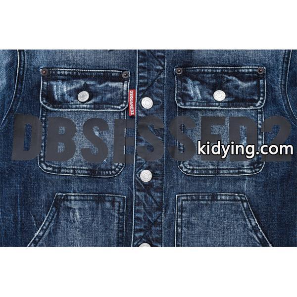 Dsquared2 激安 デニムジャケット メンズ Gジャン ヴィンテージ加工 ストレッチ カジュアル アウター-2