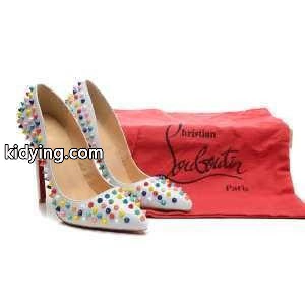 CHRISTIAN LOUBOUTIN PIGALLEクリスチャンルブタンピーガルカラフルスパイクスパンプス 120 MM-0