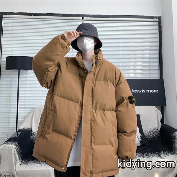 STONE ISLAND ストーンアイランド コピー 秋冬 高保温 ブラウン トレンド 防寒 ダウンジャケット-0