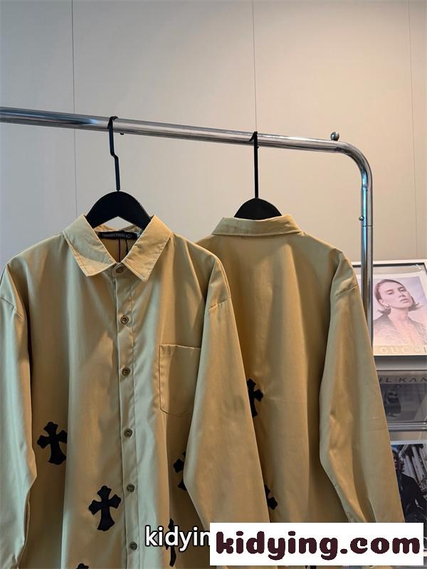 長袖シャツ CHROME HEARTS ストリート クロムハーツ コピー モード系 ゆったり おしゃれ カジュアル-2