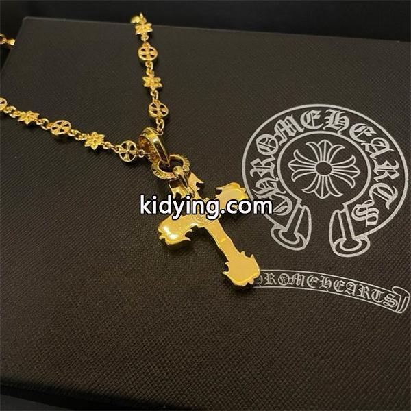 新作限定 ゴールド CHROME HEARTS クロムハーツ コピー ネックレス 人気集中 ストリート-6