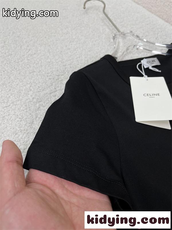 ♥2026人気♥CELINE セリーヌ tシャツレディースコピーエレガントカジュアル半袖トップスTriomphe-6