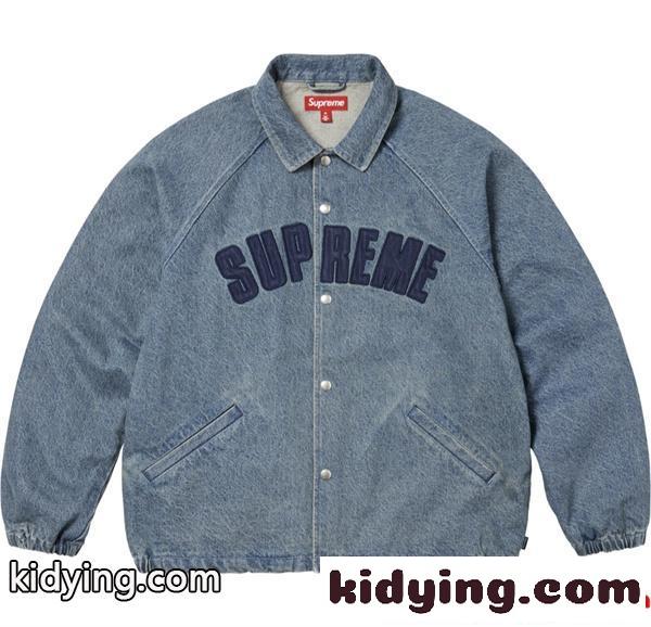 2025新作 シュプリーム デニムジャケットコピーSUPREME SS25 OLD ENGLISH COACHES JACKET秋の定番ブランド コピー 激安(日本最大級)-1