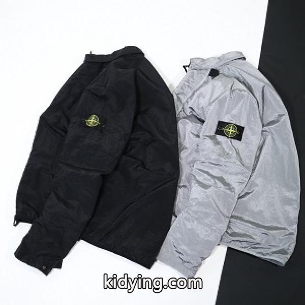 アート感溢れるSTONE ISLANDコピー ジャケット プリントロゴ目を惹くスタイリッシュな激安-0