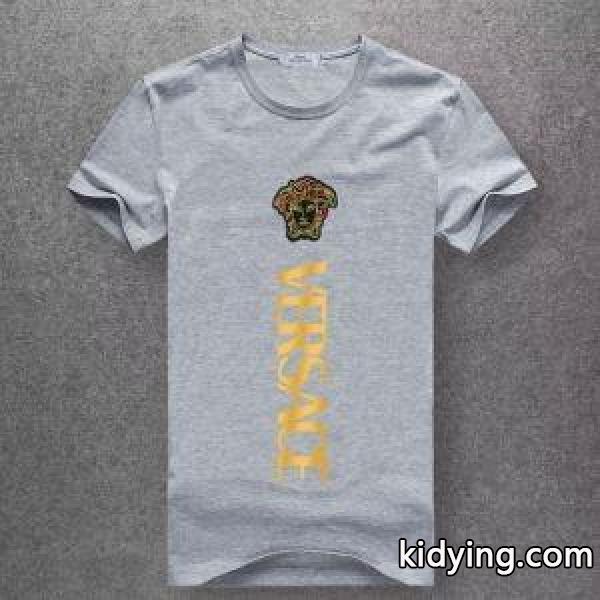 2019春夏は人気定番 5色可選 ヴェルサーチ VERSACE Tシャツ/半袖 春夏は継続系のトレンド_ヴェルサーチ VERSACE_ブランド コピー 激安(日本最大級)-2