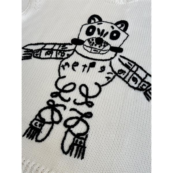2026新作 アイボリー LOEWE ロエベ コピー ニット 人気キャラクター カジュアル-4