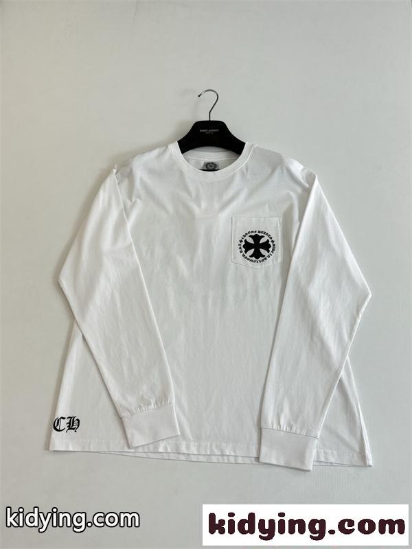 CHROME HEARTS クロムハーツ スーパーコピー 新作 ブラック ミニロゴ トレンドスタイル 半袖Tシャツ-1