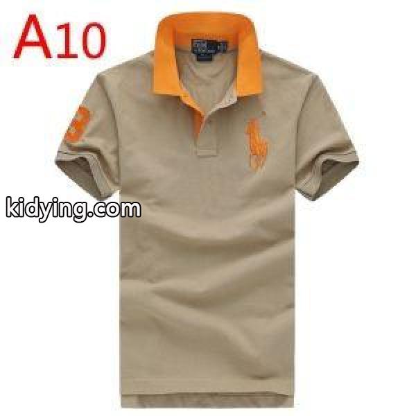 最高品質ポロラルフローレンコピー激安Polo Ralph Laurenビジネス用メンズ半袖ポロtシャツ最安値セール-9