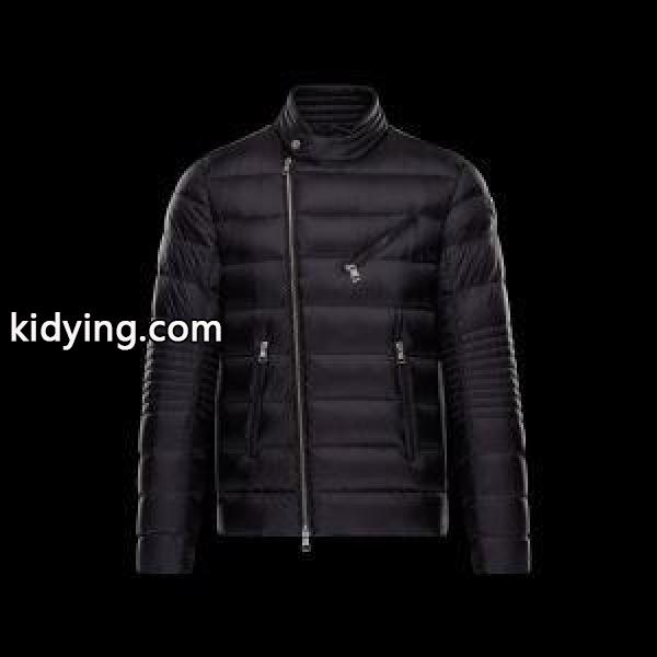 上品モンクレールオーバンメンズダウンジャケットMONCLER AUBIN ダウンアウターブラック-0