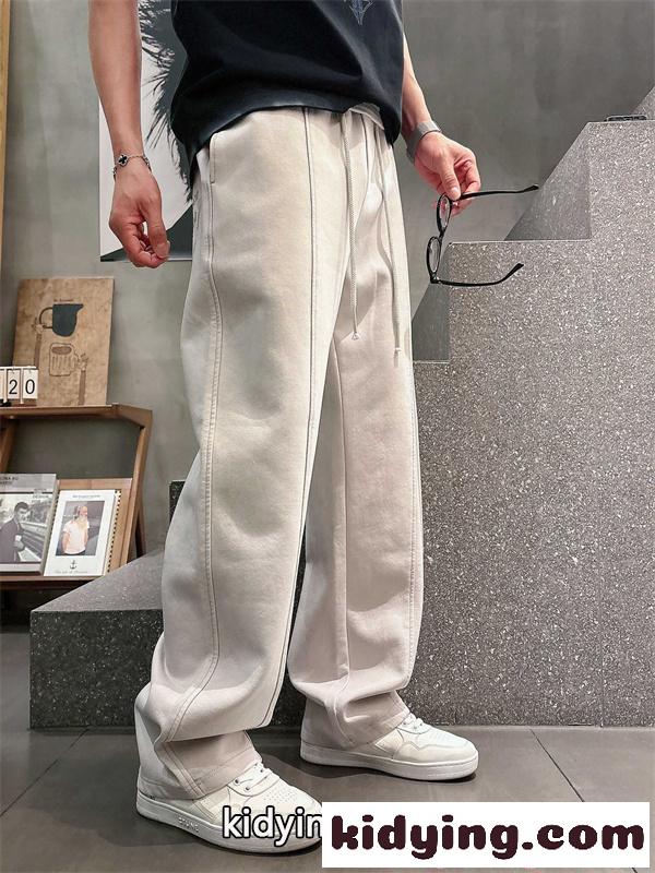 Maison Margiela メゾン マルジェラ コピー 爆売れ更新 ブラック ストリート カジュアル メンズ ロング パンツ-4