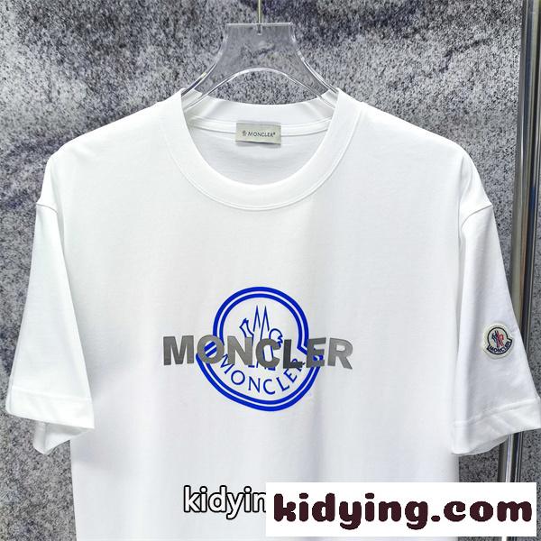 ダブルロゴ グラフィックモチーフ モード感 MONCLER モンクレール コピー 半袖Tシャツ おしゃれウェア-4