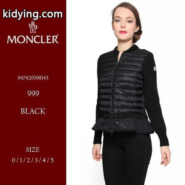 モンクレール MONCLER ニット切替 フルジップ ニットダウンジャケット ブルゾン MCL947420098143 ブランド レディース :7599206630-15:ゼンオンライン - 通販ショッピング-0