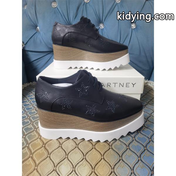 スター装飾 厚底シューズ ホワイト 光沢 新しい スタイル STELLA McCARTNEY ステラマッカートニー コピー-7