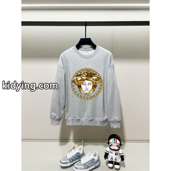 ブラック ゴールドメデューサ柄 パーカー ヴェルサーチ VERSACE スーパーコピー 2025秋冬マストハブ セール-4