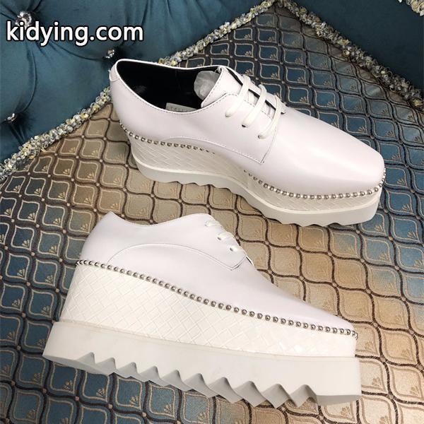 ステラマッカートニー コピー STELLA McCARTNEY ラインストーン装飾 厚底レースアップ エレガンス シンプル-8
