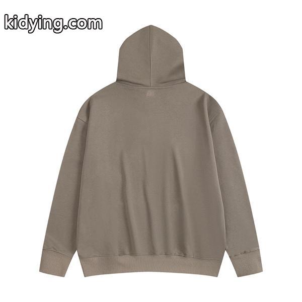 秋冬 立体フード 快适着用 日常使い 定番 スウェット AMI PARIS アミ パリス コピー パーカー-1