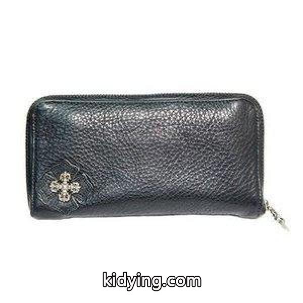 クロムハーツ財布　ウォレット REC-F　ジップフィリグリープラス レザーウォレット　ブラック 　REC F Zip #2 cross filigree plus Wallet :ch-wa-recfzipxsfil:フロムLA - 通販ショッピング-0