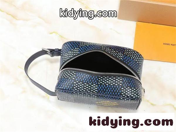 ルイヴィトン Louis Vuitton コピー ポーチ ダミエグラフィット ミニバッグ 化粧ポーチ ハンドストラップ付き コンパクト収納 トラベル 小物ケース 男女兼用-7