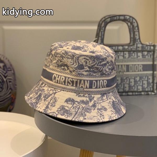 DIOR ディオール コピー 激安 ボブハット トワル ドゥ ジュイ SNSで話題沸騰中 夏らしいカラー 3色入-0