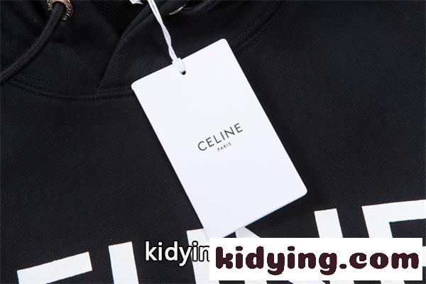 フードドローコード シンプルベース リラックス感 着回し便利 CELINE セリーヌ コピー パーカー 注目デザイン-8
