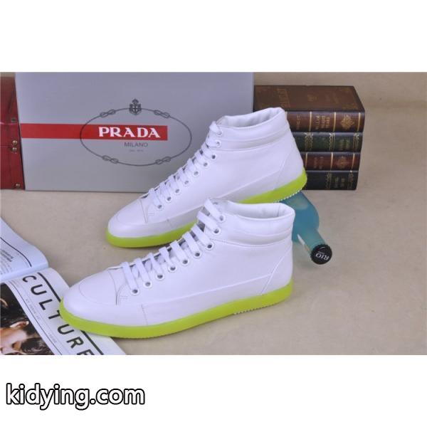 特選新作 2013-14秋冬 PRADA プラダ ショートブーツ 靴 WHITE_スニーカー、靴_メンズファッション_スーパーコピーブランド激安通販 専門店-0