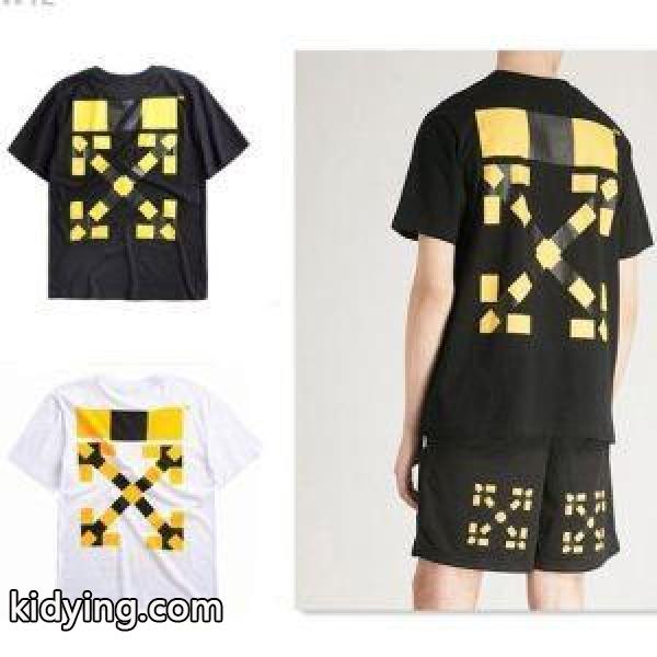 Off-White オフホワイト半袖Tシャツ 2色可選ランキング入賞の人気商品個性をプラス_Off-White オフホワイト_ブランド コピー 激安(日本最大級)-1
