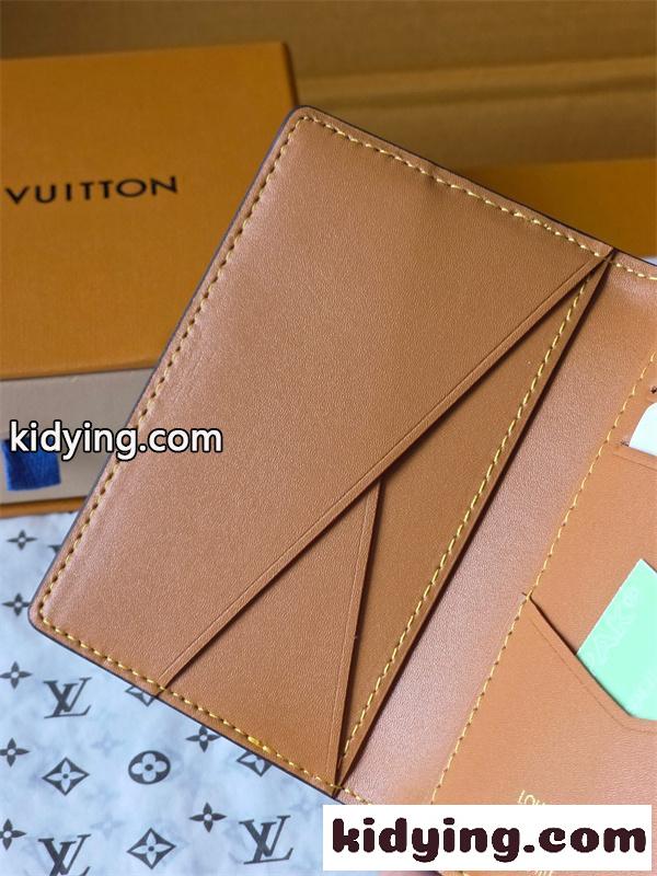 ルイヴィトン Louis Vuitton コピー M14733 カードケース モノグラムマカサー 二つ折りカードホルダー スリム財布 縦型設計 コンパクト収納 メンズ-5