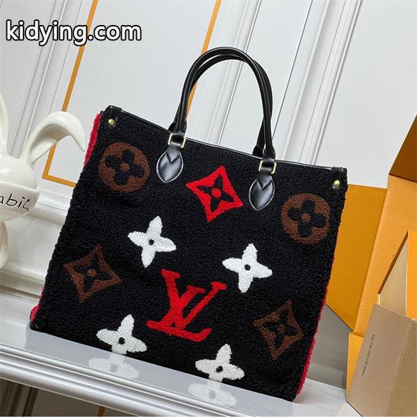 LOUIS VUITTON ルイヴィトン コピー 希少質感 ふわもこ暖か 高級デザイン トートバッグ-0