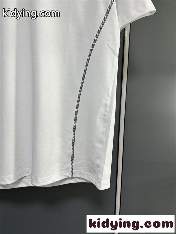 半袖Tシャツ 切替ライン ロゴアクセント スポーティー仕様 LOEWE ロエベ コピー-4