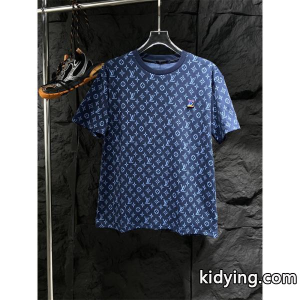 春夏最新アイテム 今シーズンは特に人気 LOUIS VUITTON ルイ ヴィトン 半袖Tシャツ_ブランド コピー 激安(日本最大級)-0