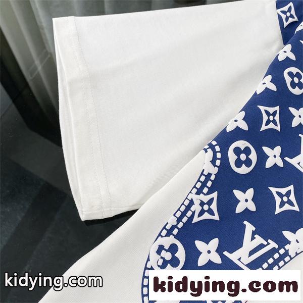 ルイヴィトン コピー 半袖Tシャツ LOUIS VUITTON 個性派 モード系 インパクト 柔らか素材 軽量 2026新作夏-4