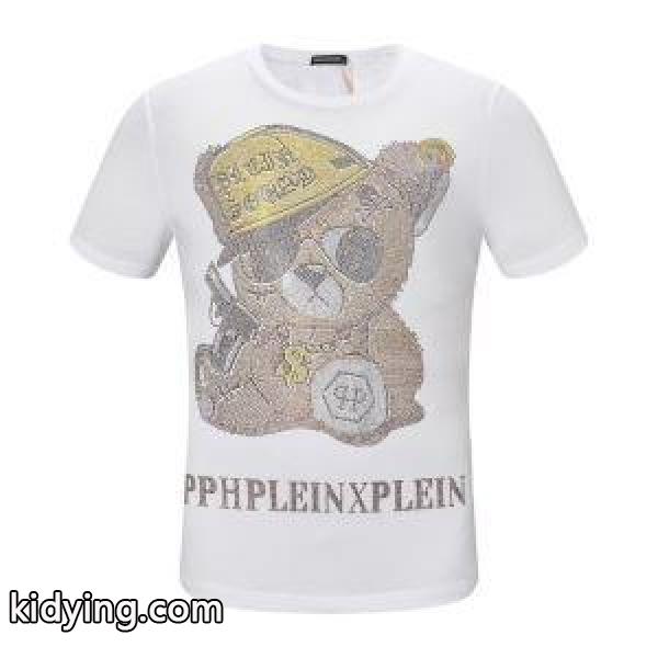 PHILIPP PLEIN 2019春夏人気トレンドアイテム Tシャツ/半袖 魅力的なカラー使い2色可選フィリッププレイン_フィリッププレイン PHILIPP PLEIN_ブランド コピー 激安(日本最大級)-2