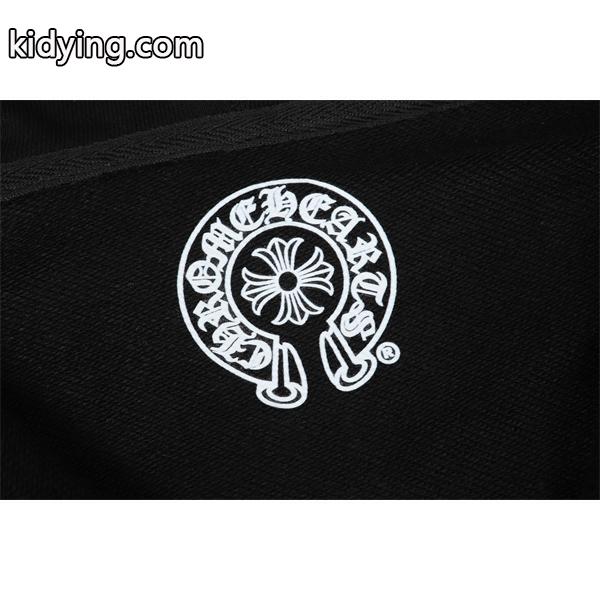 おすすめ人気 ホワイト マルチカラークロス 刺繍 冷え対策 2025秋冬コーデ クロムハーツ 偽物 Chrome Hearts パーカー-4