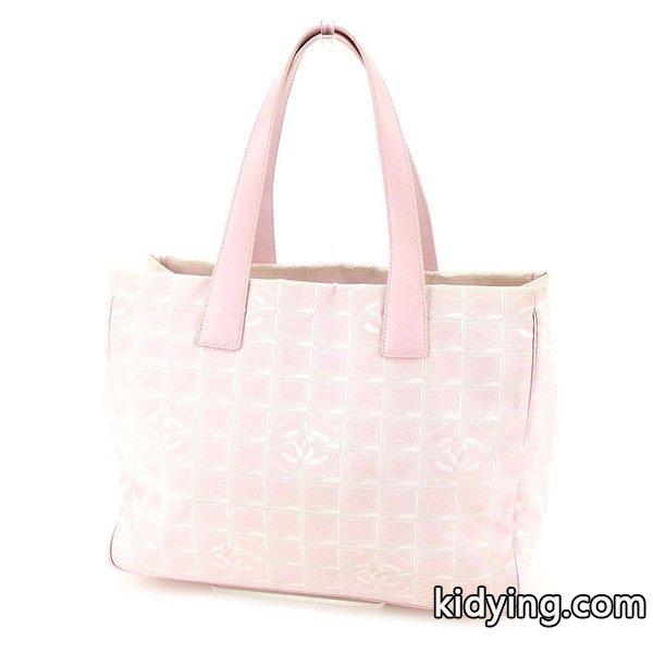Chanel バッグ トートバッグ ニュートラベルライン トートMM ピンク ゴールド レディース Bag 通販-0