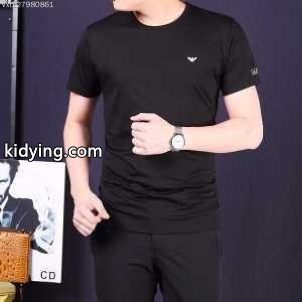 アルマーニ ARMANI 半袖Tシャツ 2色可選 2017春夏 完売品！ラックスした雰囲気_アルマーニ ARMANI_ブランド コピー 激安(日本最大級)-0