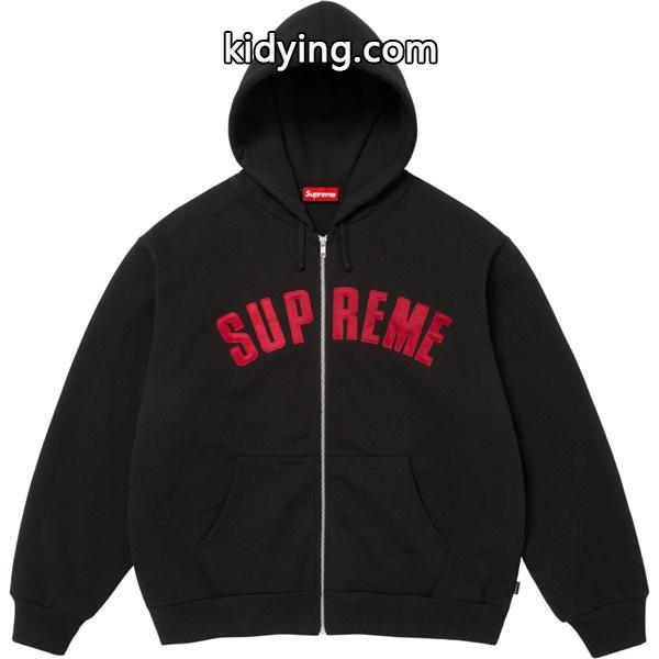 ３色☆[S02596] Sup Arc Thermal Lined Zip Up Hooded Sweatshirt logoシュプリームジップアップコピー 激レアアイテム-6