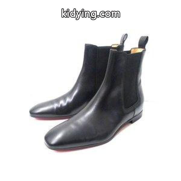 クリスチャンルブタン Christian louboutin サイドゴアブーツ レザー ブラック 黒 361/2 ☆AA& レディース【中古】【ベクトル 古着】 :107-901710100006:ブランド古着販売のベクトル - 通販ショッピング-0
